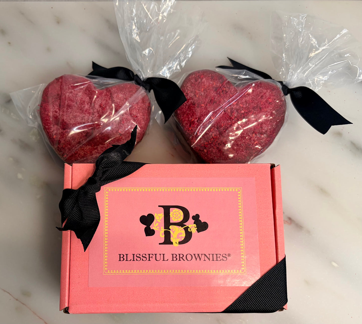 Raspberry Sugared Ganache Hearts