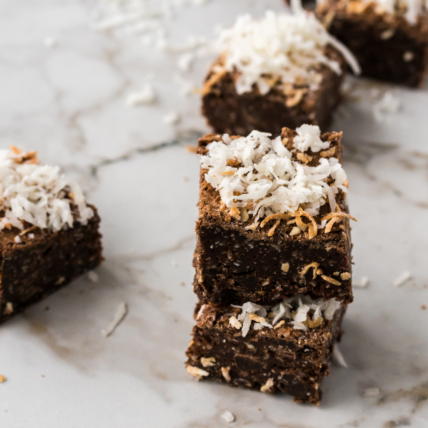 Coconut brownies