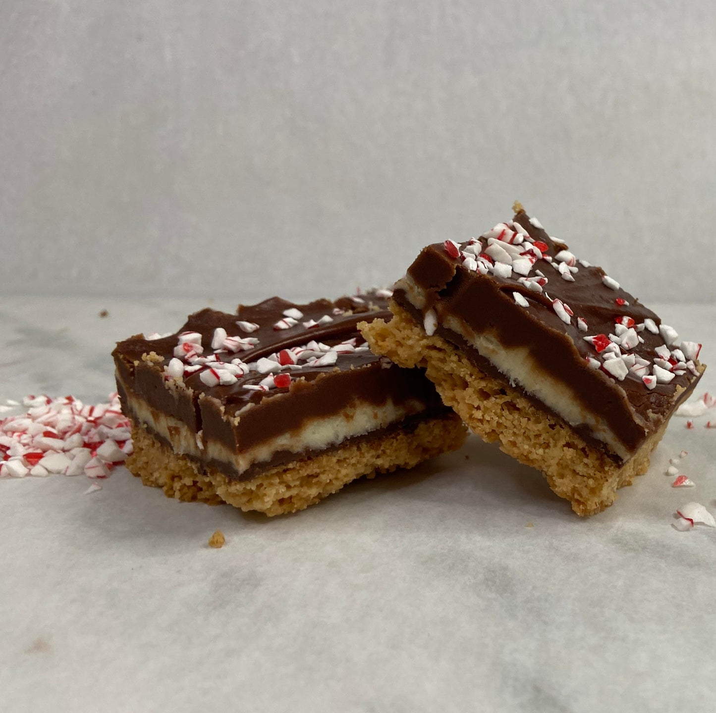 Chocolate Peppermint Cream Bars