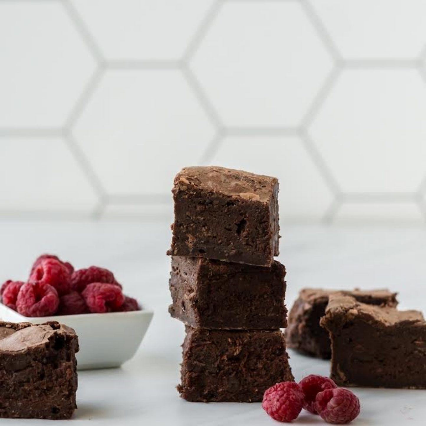 raspberry brownies