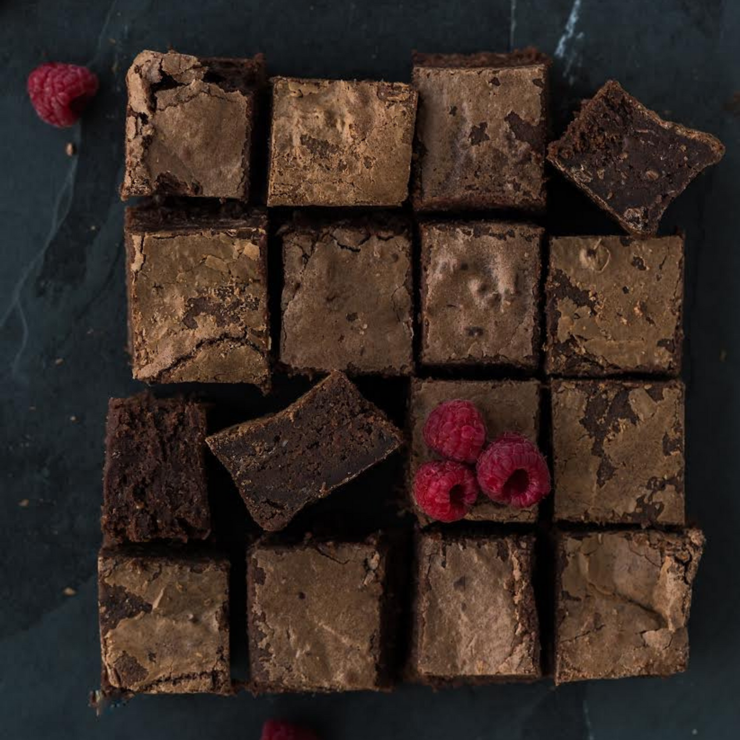 raspberry brownies