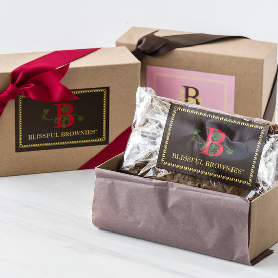 Blissful Brownies Mail order gourmet chocolate brownies and treats