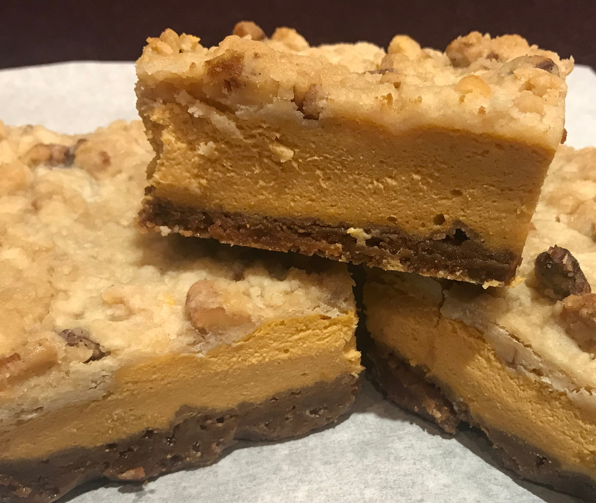 Pumpkin Crumble Bars
