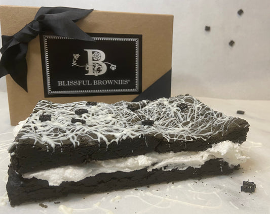 Candy Spider Cream Brownies